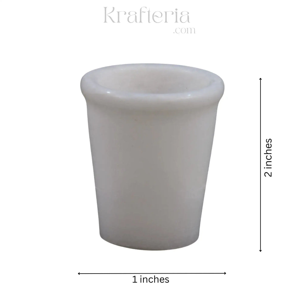 Handcrafted Marble Peg Glasses-Durable & Stylish Hooks Marble Soft Stone