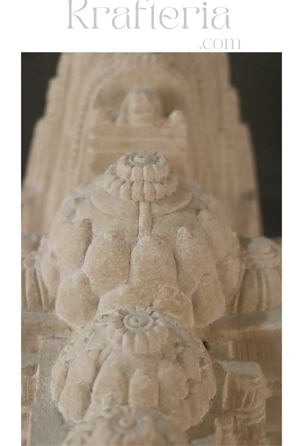 Intricate Sandstone Temple Replica Sand Stone