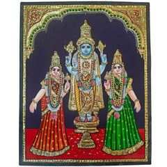 Beautiful Venkateshwara Swamy Thanjavur Painting – Timeless Craftsmanship