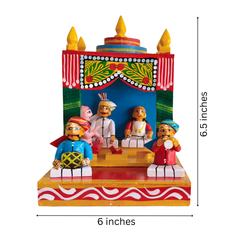 Kondapalli Kalyana Mandapam (Wedding Stage) Set – Traditional Indian Marriage Scene
