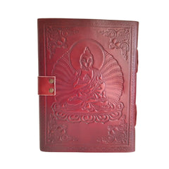 Handcrafted Leather Journal Diary - Perfect for Gifting Wood Decorative
