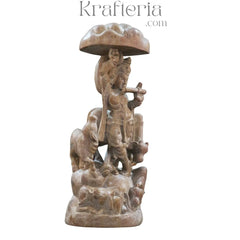 Lord Krishna Murti – Beautiful Art of the Supreme God Soft Stone