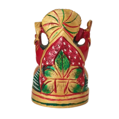 Wooden Ganesh Statue – Beautiful Hand-Painted Religious Art Wooden Idols