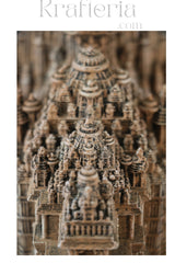 Intricate Miniature of an Ancient Temple