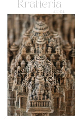 Close-up of a detailed architectural model with 'Krafteria.com' branding.