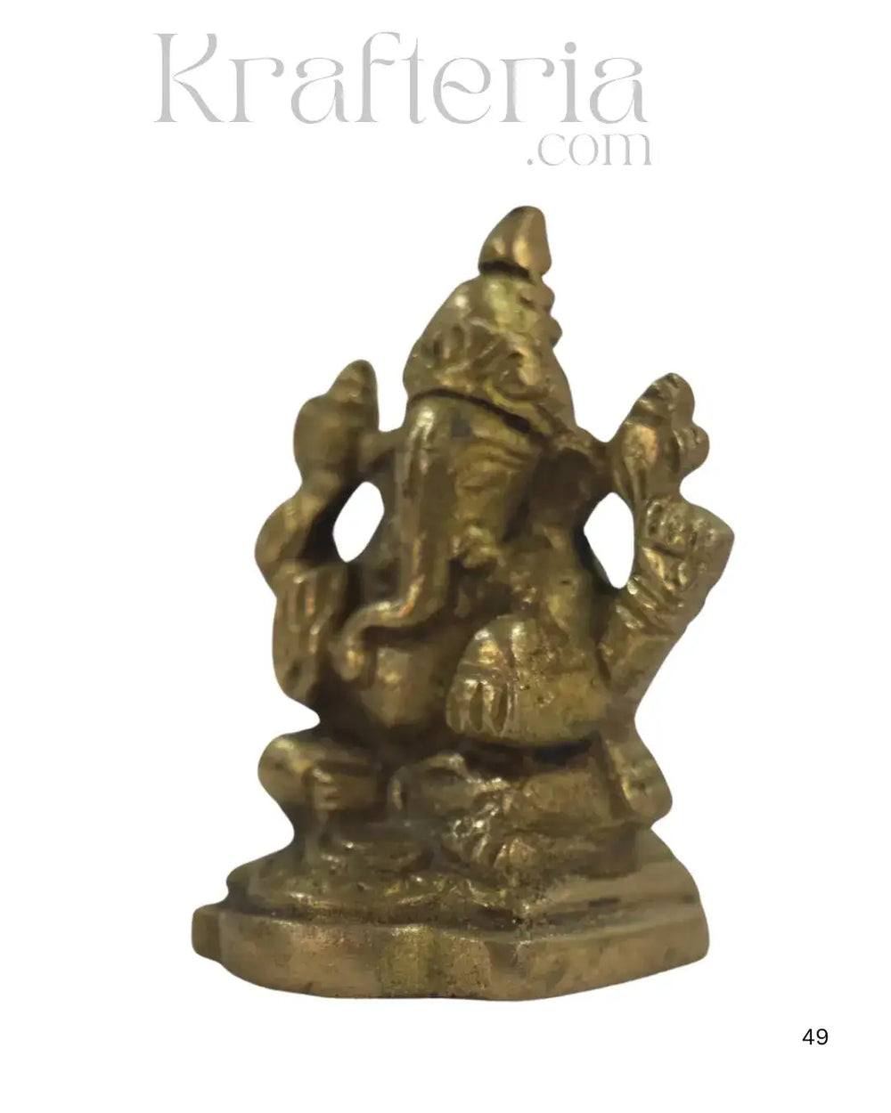 Divine Brass Ganesha Idol – Remover of Obstacles Brass Ware