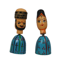 Sardar Spring Doll – Handcrafted Bobble Head for Car & Home Decor Wooden Lacquerware&toys