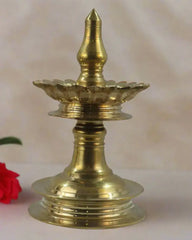 Handcrafted Bronze Bhadra Deepam – Auspicious Temple Lamp pooja accessories