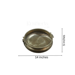 Handcrafted Bronze Uruli – Perfect for Floating Flowers & Home Decor Accessories