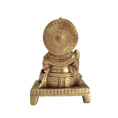 Handcrafted Brass Lord Kubera (Kuberudu) Idol The Celestial Bestower of Wealth and Abundance