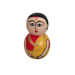 Handmade Wooden Women Peg Doll