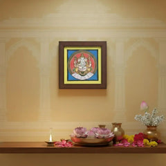 Mysore Ganesh Painting | 22KT Gold Leaf Paintings