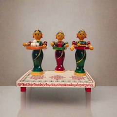 Cultural Etikoppaka Toy - Ladies Serving Tambulam