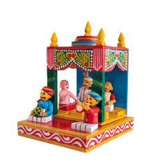 Kondapalli Kalyana Mandapam (Wedding Stage) Set – Traditional Indian Marriage Scene
