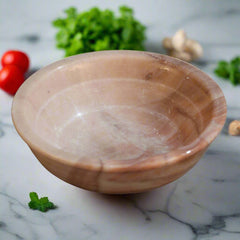Natural Stone Marble Bowl-Unique Table Centerpiece