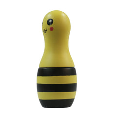 Set of 6 roly-poly bowling pins for kids