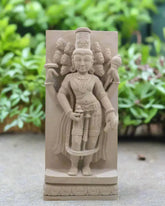 Vishnumurti in Ten Forms-A Sculptural Representation of Dashavatara Sand Stone