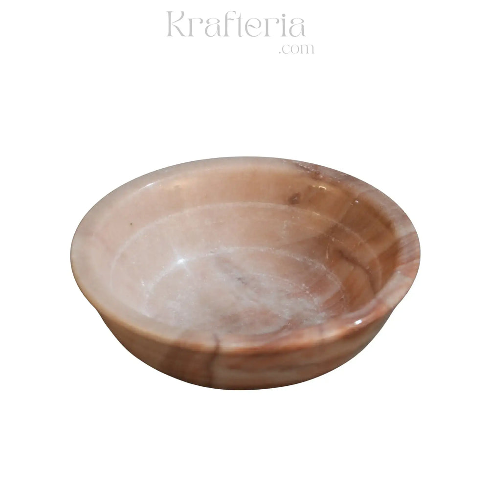 Natural Stone Marble Bowl-Unique Table Centerpiece Marble Soft Stone