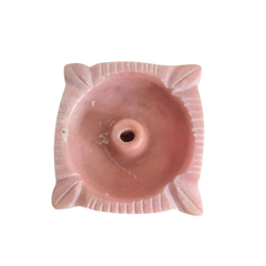 Marble Diya – Luxury Hand-Carved Oil Lamp for Temple & Festive Décor Marble