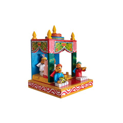 Kondapalli Kalyana Mandapam (Wedding Stage) Set – Traditional Indian Marriage Scene Kondapalli Lacquerware