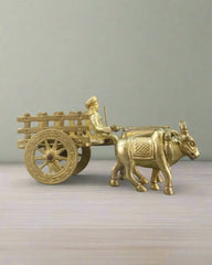 Premium Brass Bullock Cart – Ideal for Gifting & Collectors Brass Ware