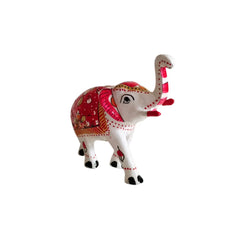 Royal Meenakari Elephant – Handcrafted Symbol of Prosperity and Artistry Metal Home Decorates