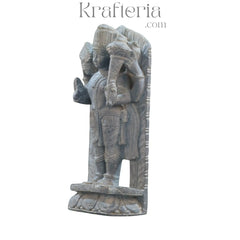 Narayana Sculpture – Divine Form of the Preserver Soft Stone