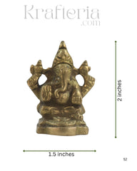 Divine Brass Ganesha Idol – Remover of Obstacles