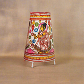 Buddha Leather Puppetry Lampshade – Symbol of Peace and Enlightenment | Bed Lamp Leather Paintings