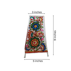 Nature’s Harmony – Floral Leather Hand Painting | Bed Lamp Leather Paintings