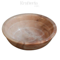 Natural Stone Marble Bowl-Unique Table Centerpiece Marble Soft Stone