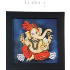 Ganapati Blessings – Kerala Mural Painting