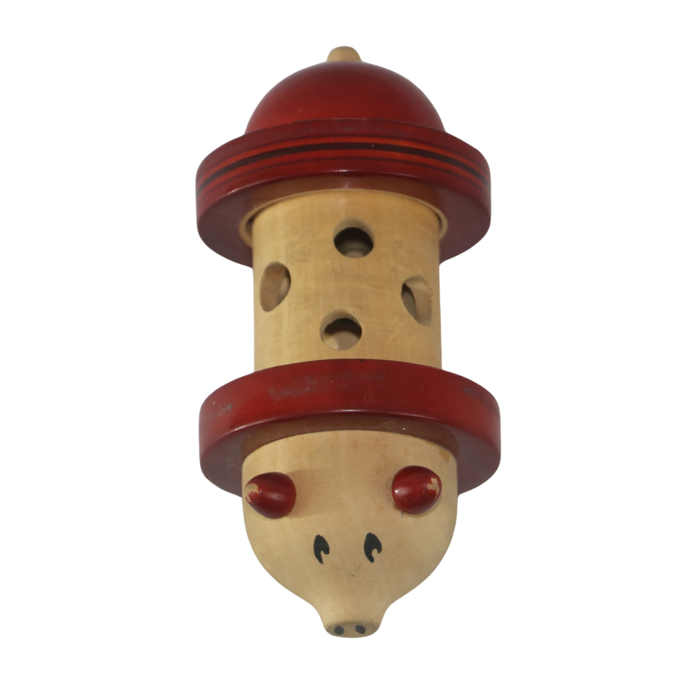 Non-toxic painted rattle toy for infant play
