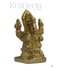 Divine Brass Ganesha Idol – Remover of Obstacles