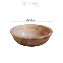 Natural Stone Marble Bowl-Unique Table Centerpiece Marble Soft Stone