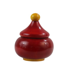 Sindoor or Kukum bharani Wooden Non-Toxic Color Wooden Lacquerware&toys