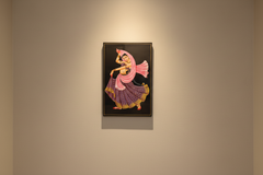 Classical Indian dancer wall decor art