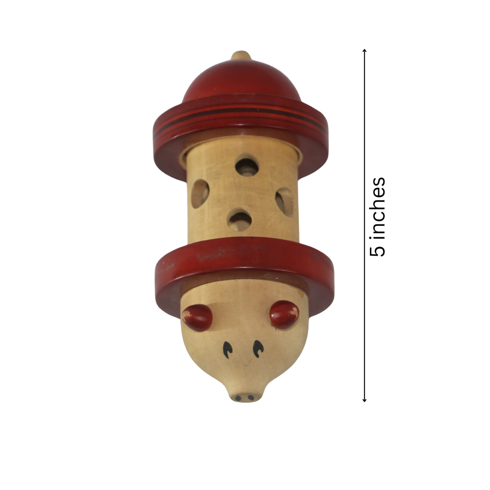 Eco-safe kids rattle toy with smooth finish