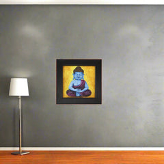 Buddha in Meditation – Kerala Mural Style