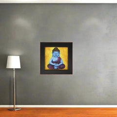 Buddha in Meditation – Kerala Mural Style Sargaalaya
