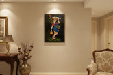 The Moonlit Fisherwoman Nirmal Painting Paintings