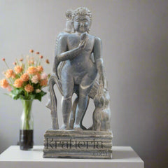 Two-Sided Figures Sculpture – Dual-Faced Artistic Masterpiece