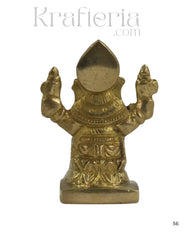 Divine Brass Ganesha Idol – Remover of Obstacles Brass Ware