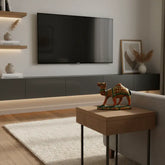 Hand-Painted Wooden Camel – Artisan Decorative Figurine Wooden Decorative