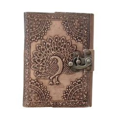 Handcrafted Leather Journal Diary - Perfect for Gifting Wood Decorative