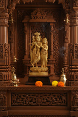 Devotional Radha Krishna Sculpture – Timeless Handcrafted Masterpiece