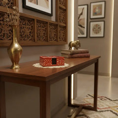 Hand-Painted Wooden Tea Coasters | Set of Decorative Drink Mats maruthi handicrafts