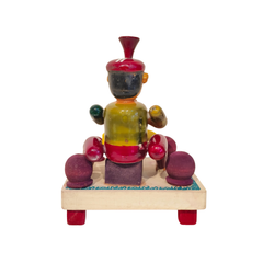 Etikoppaka 'Potter at the Wheel' Miniature Craft