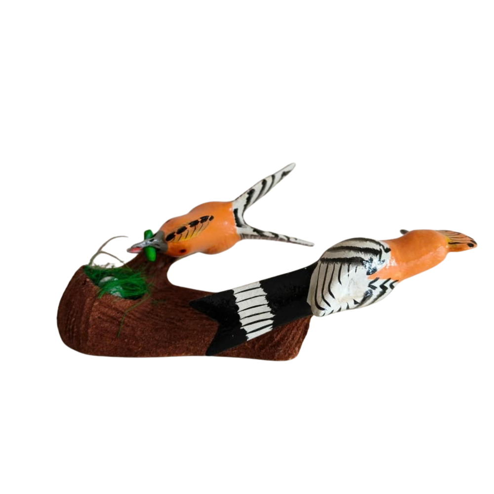 Traditional Telangana Nirmal wooden bird wall décor