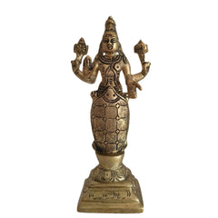 Pure Brass Dashavatara Idol Set 10 Statues) | Vishnu's Ten Avatars Murti Collection Brass Ware